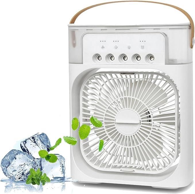 Portable Air Cooler Fan with LED Lights